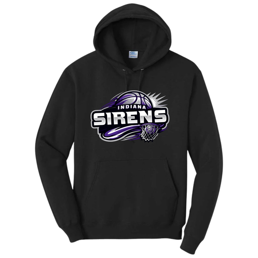 Sirens Hoops Black Hoodie