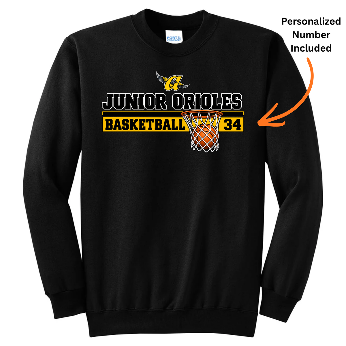 Personalized JO Jersey # Crew