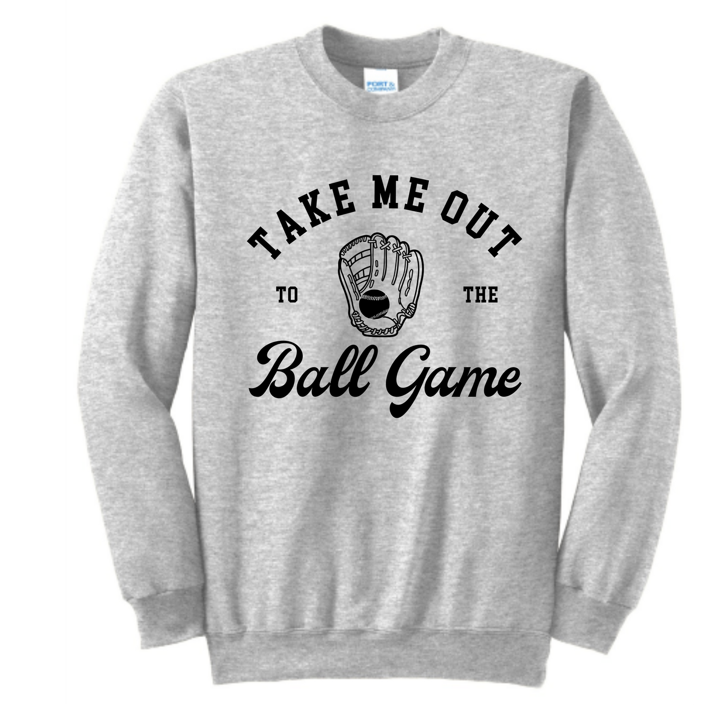 Take Me Out to the Ballgame Crew & Tee