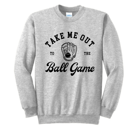 Take Me Out to the Ballgame Crew & Tee