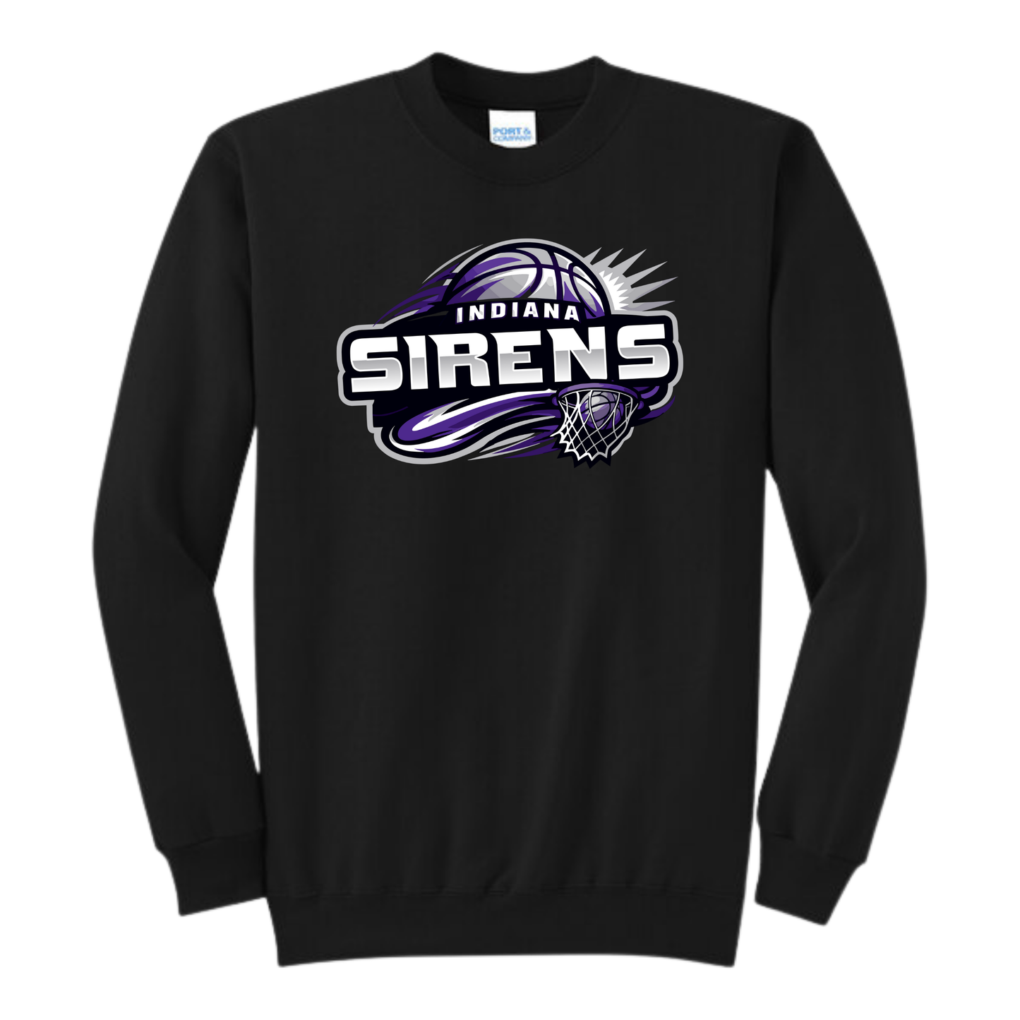 Sirens Hoops Black Crew