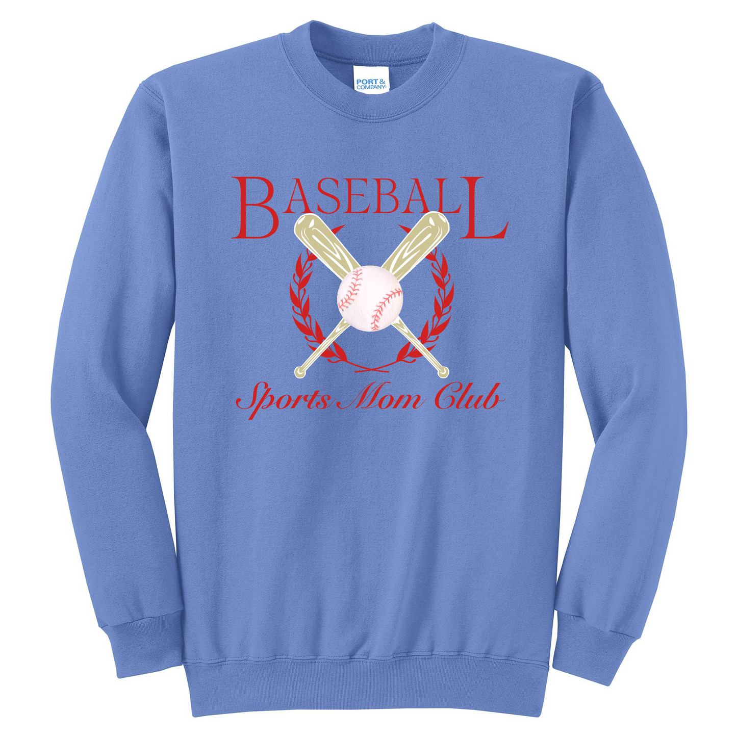 Baseball Mom Club Crew & Tee