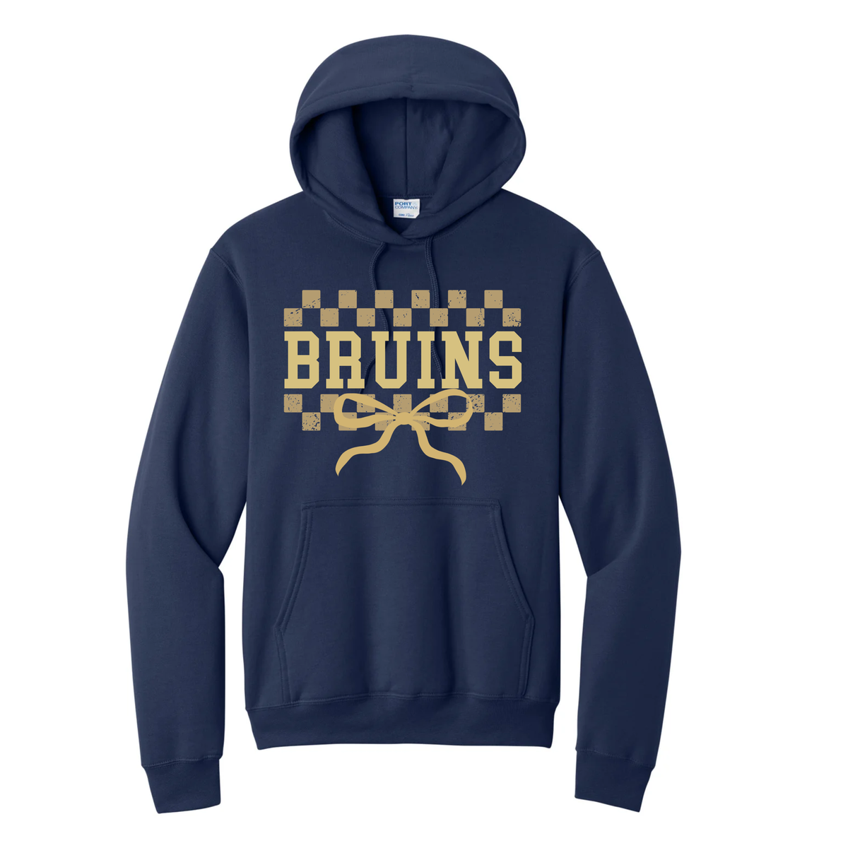 Checkers & Bows Bruins Hoodie