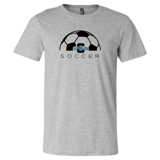 Soccer Fan Cascade Adult Cotton Tee