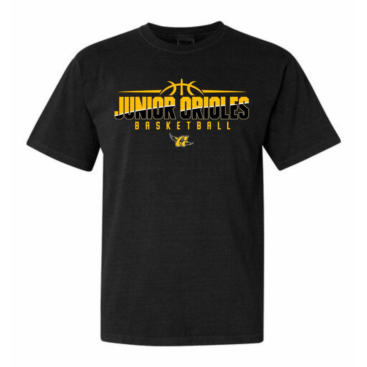 JO Black & Gold Basketball Youth Tee