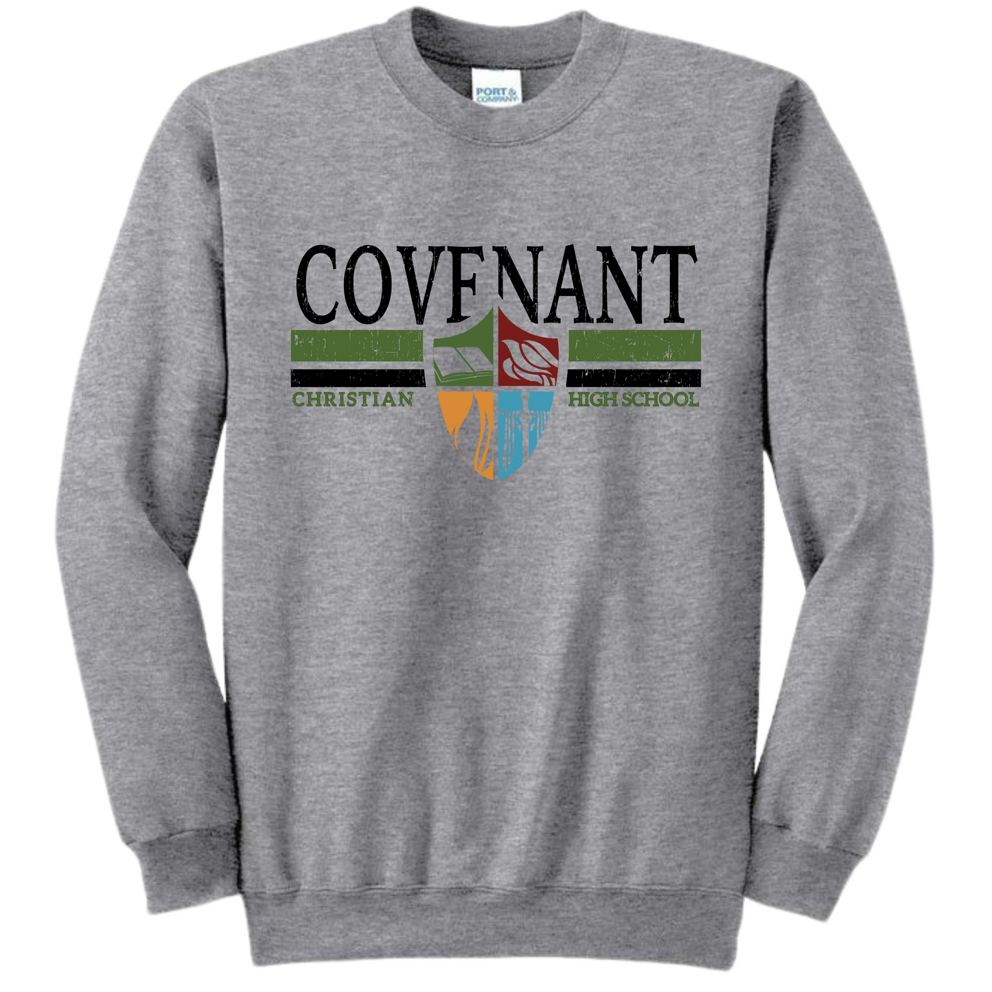 Covenant Striped Crew