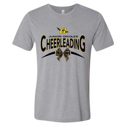 Gray JO Cheerleading Adult Cotton Tee