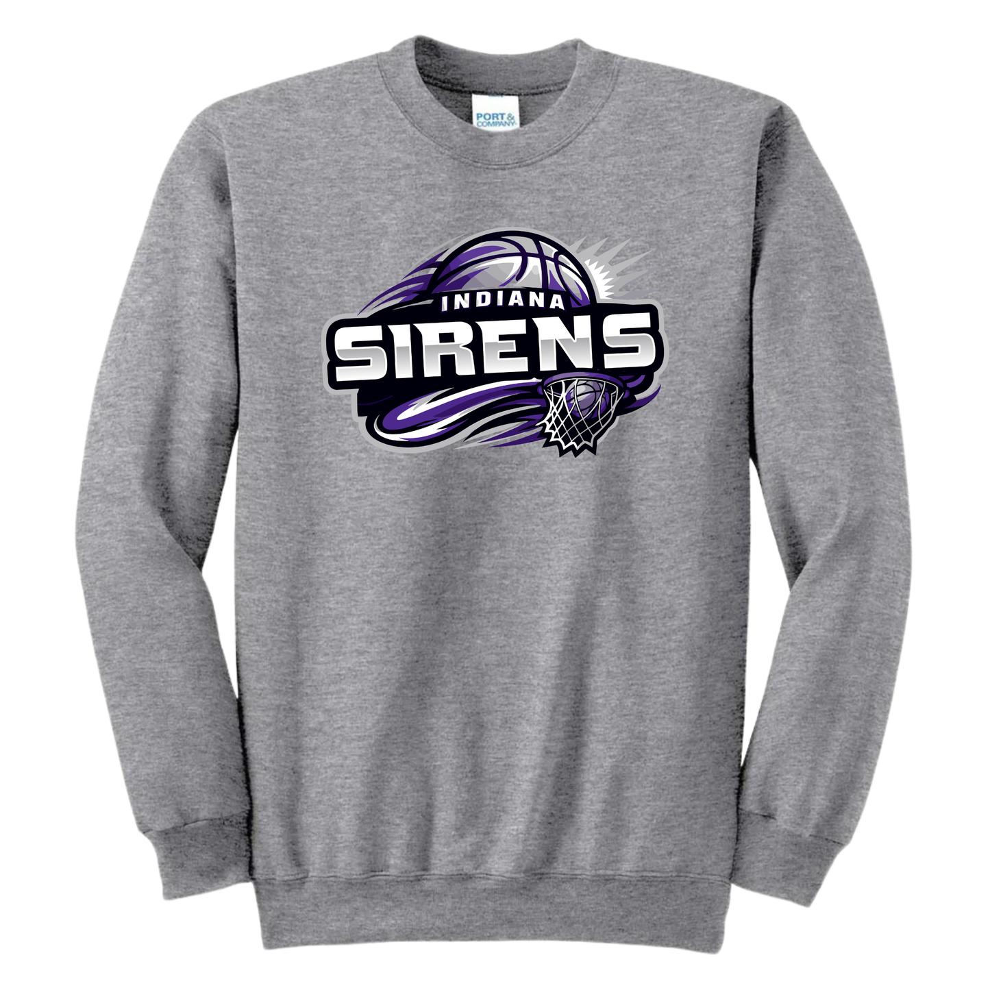 Sirens Hoops Gray Crew