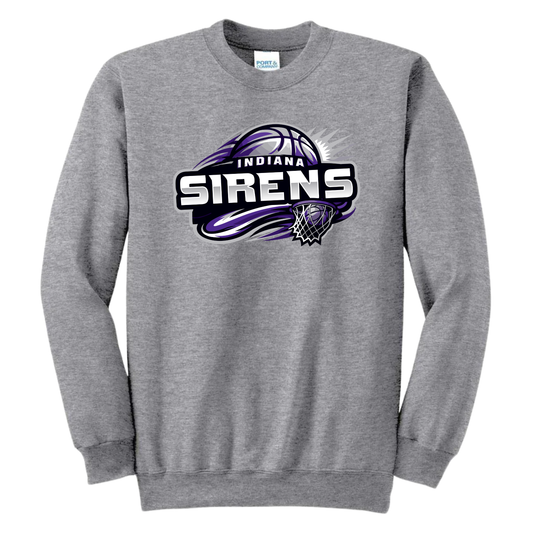 Sirens Hoops Gray Crew