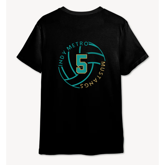 Mustangs Gameday Personalized Youth Tee (black)
