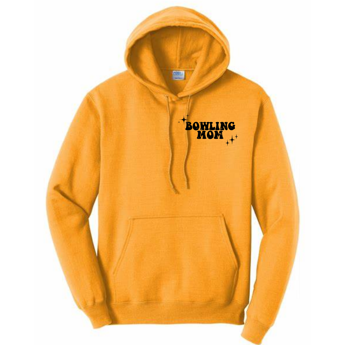 Bowling Mom Hoodie (Gold)