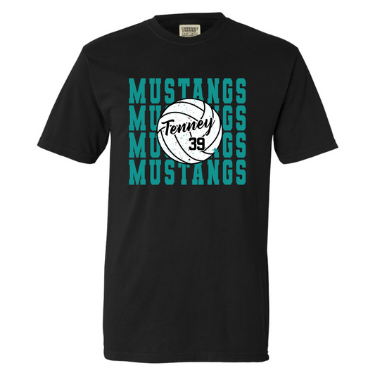 Mustangs Personalized Tee