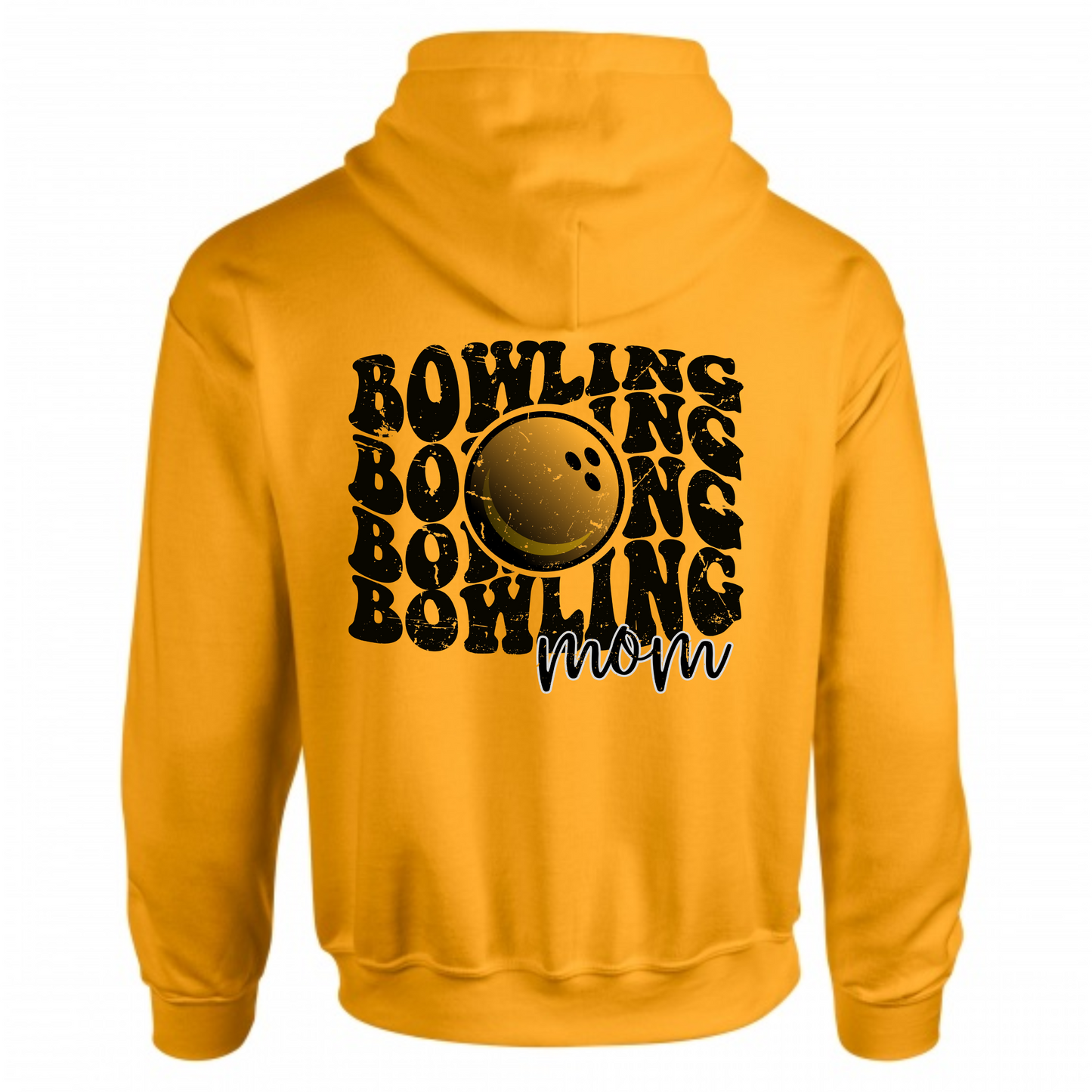 Bowling Mom Hoodie (Gold)