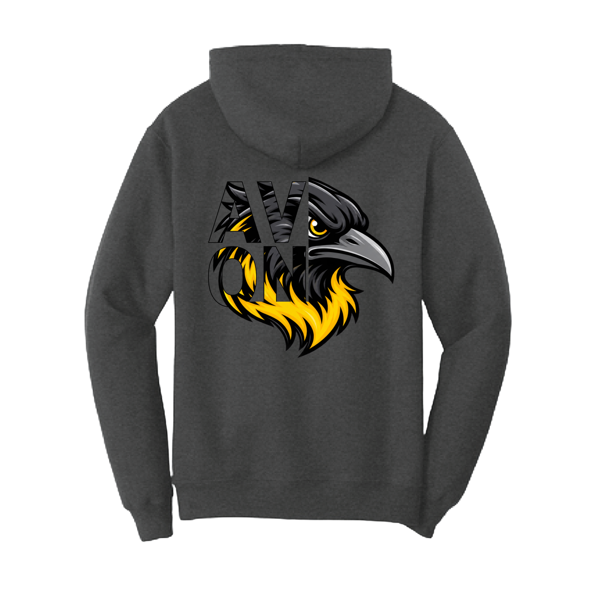 Hollow Avon Bird Hoodie - Front and Back