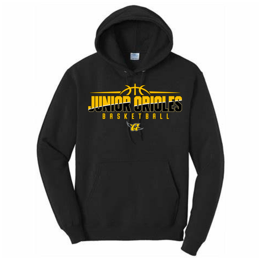 JO Black & Gold Basketball Hoodie (black)