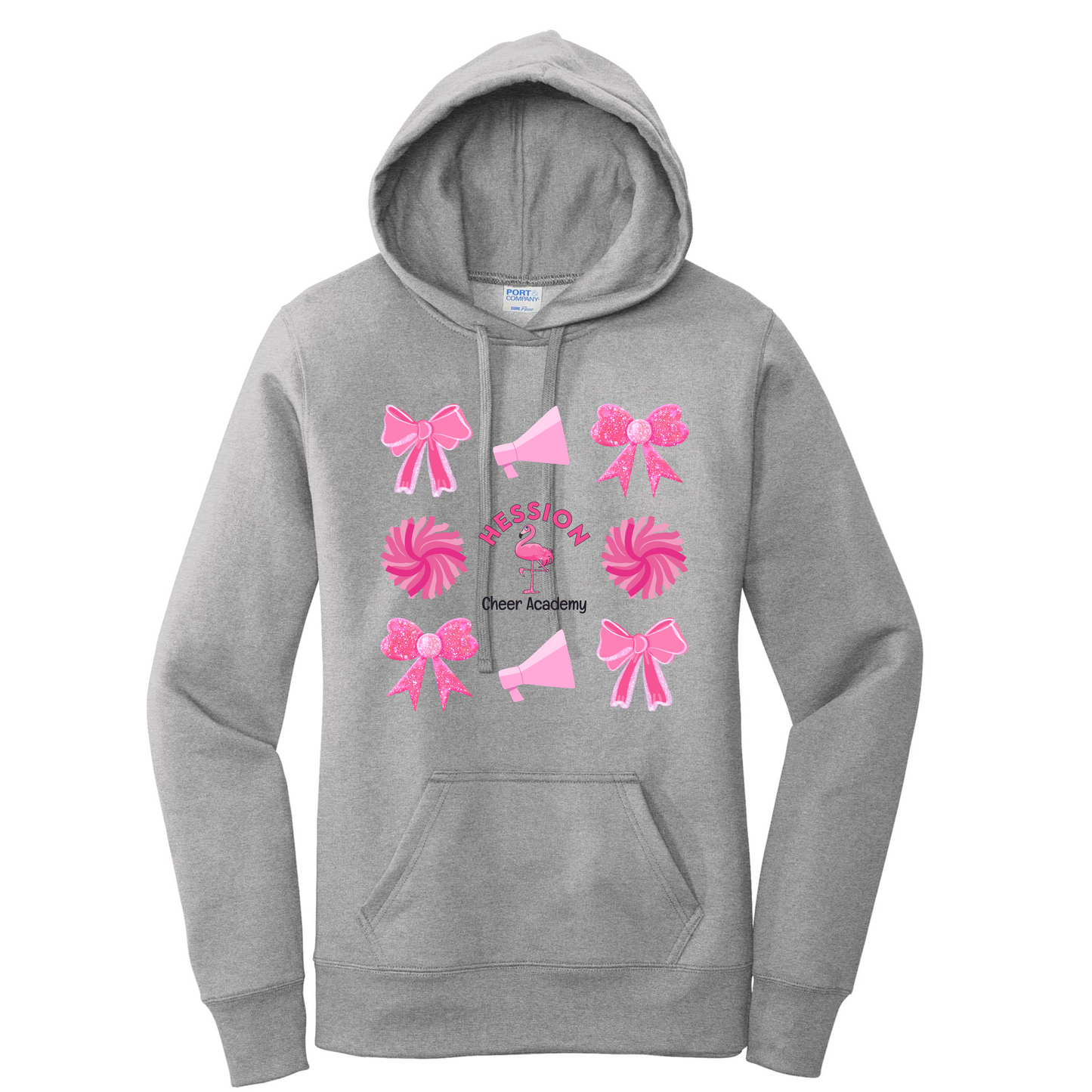 Hession Bows and Cheer Hoodie