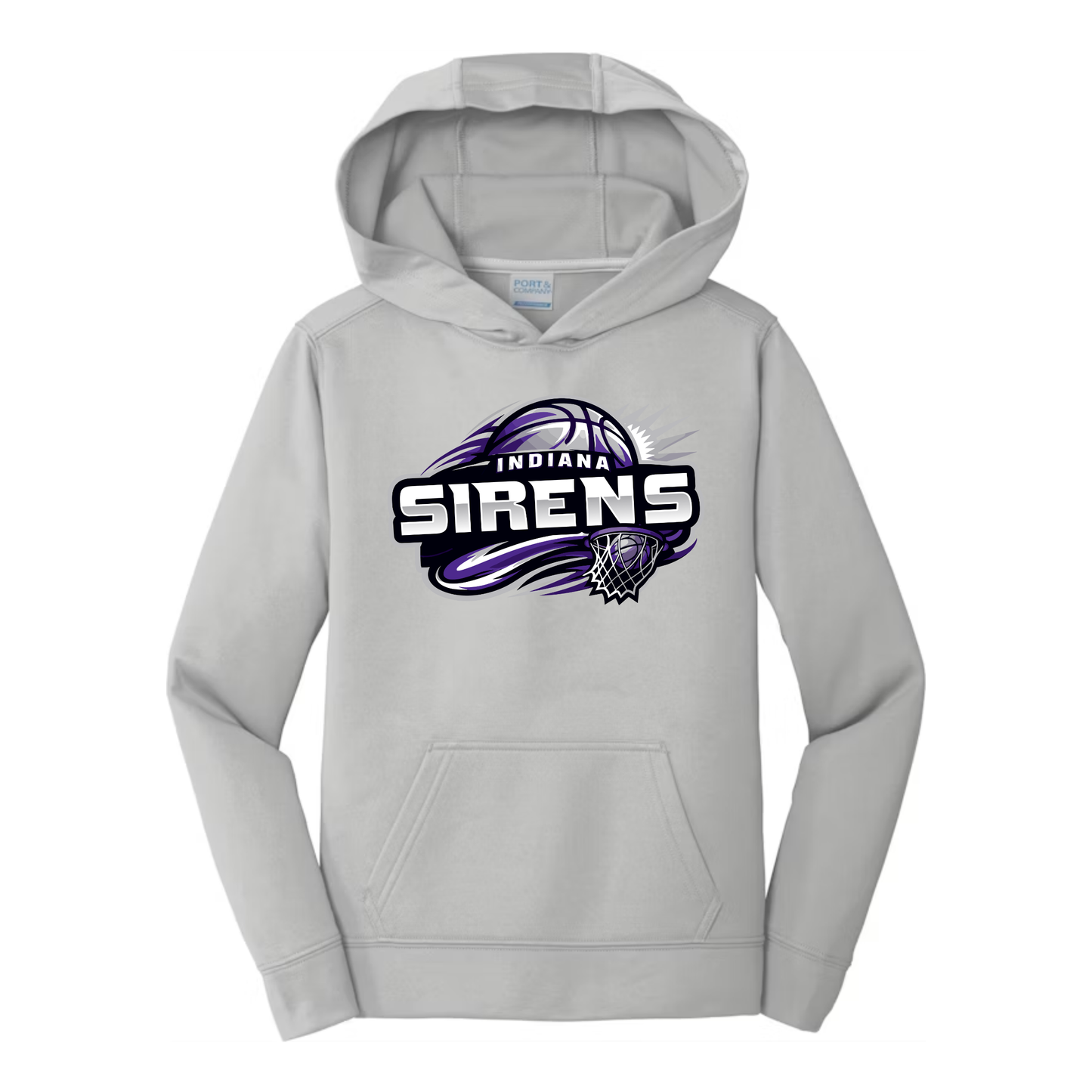 Sirens Hoops Gray Hoodie