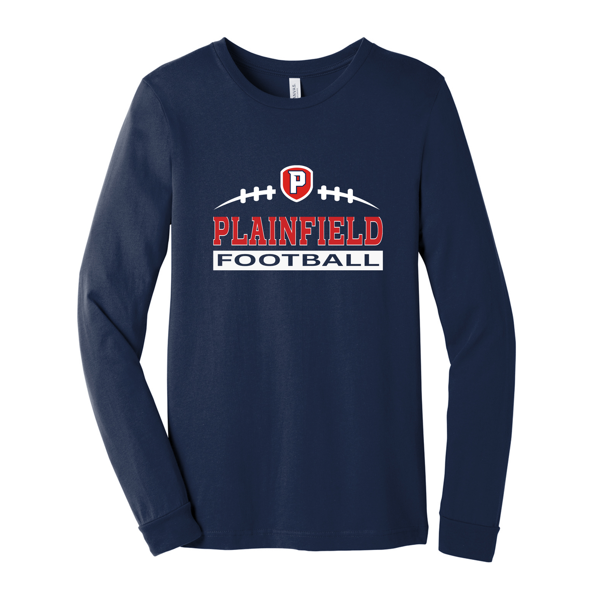 Plainfield End Zone Long Sleeve Adult Tee