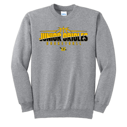 JO Black & Gold Basketball Crew (gray)