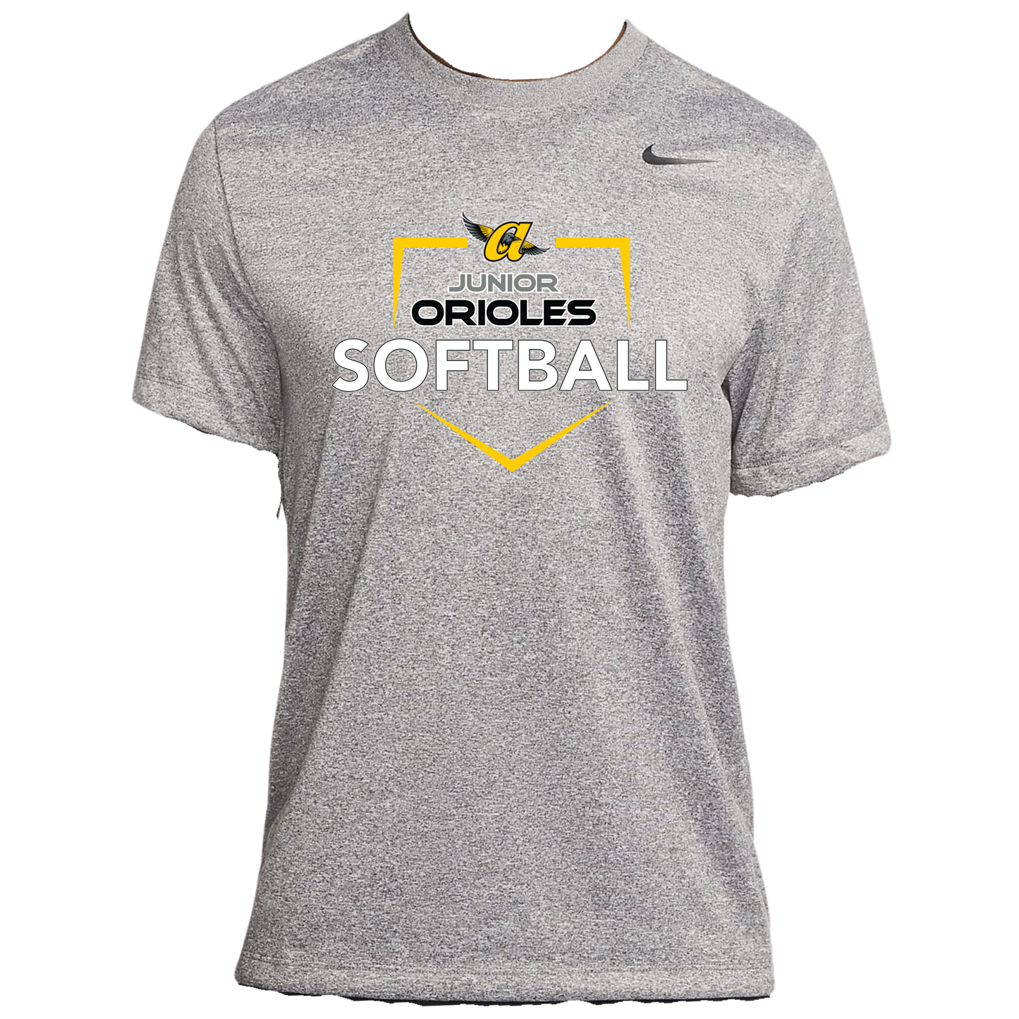 Homerun JO Softball Adult Drifit Tee (Gray)