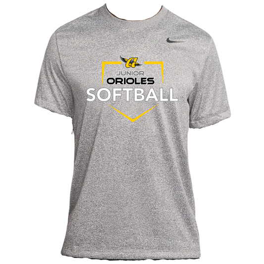 Homerun JO Softball Adult Drifit Tee (Gray)