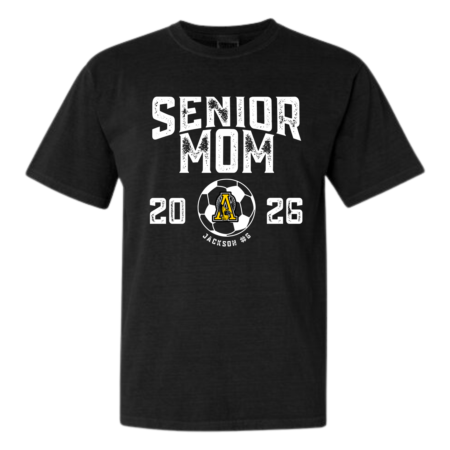 Orioles Soccer Senior Mom Tee: PERSONALIZED