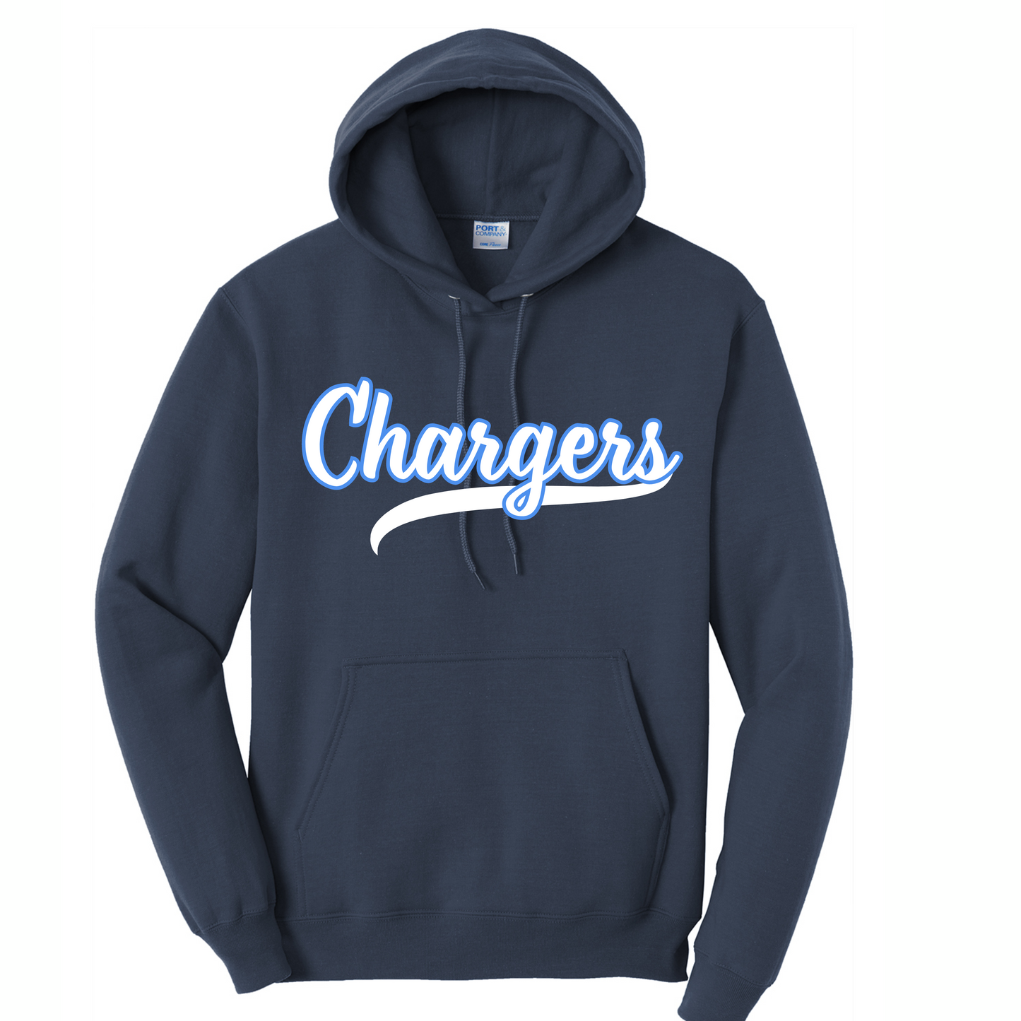 Chargers Script Hoodie