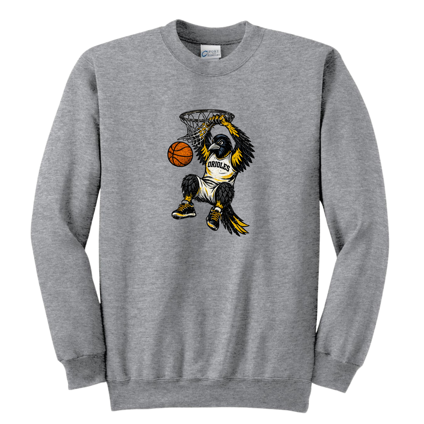 Oriole Boy Bird Basketball Crew