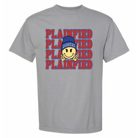 Plainfield Smiley Girl Adult Tee