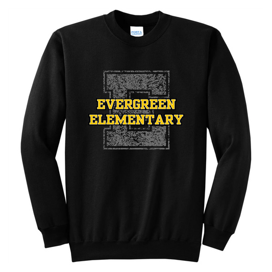 Distressed E Crew