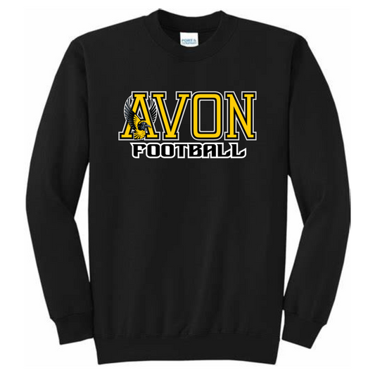 Avon Football Wide Logo Crew