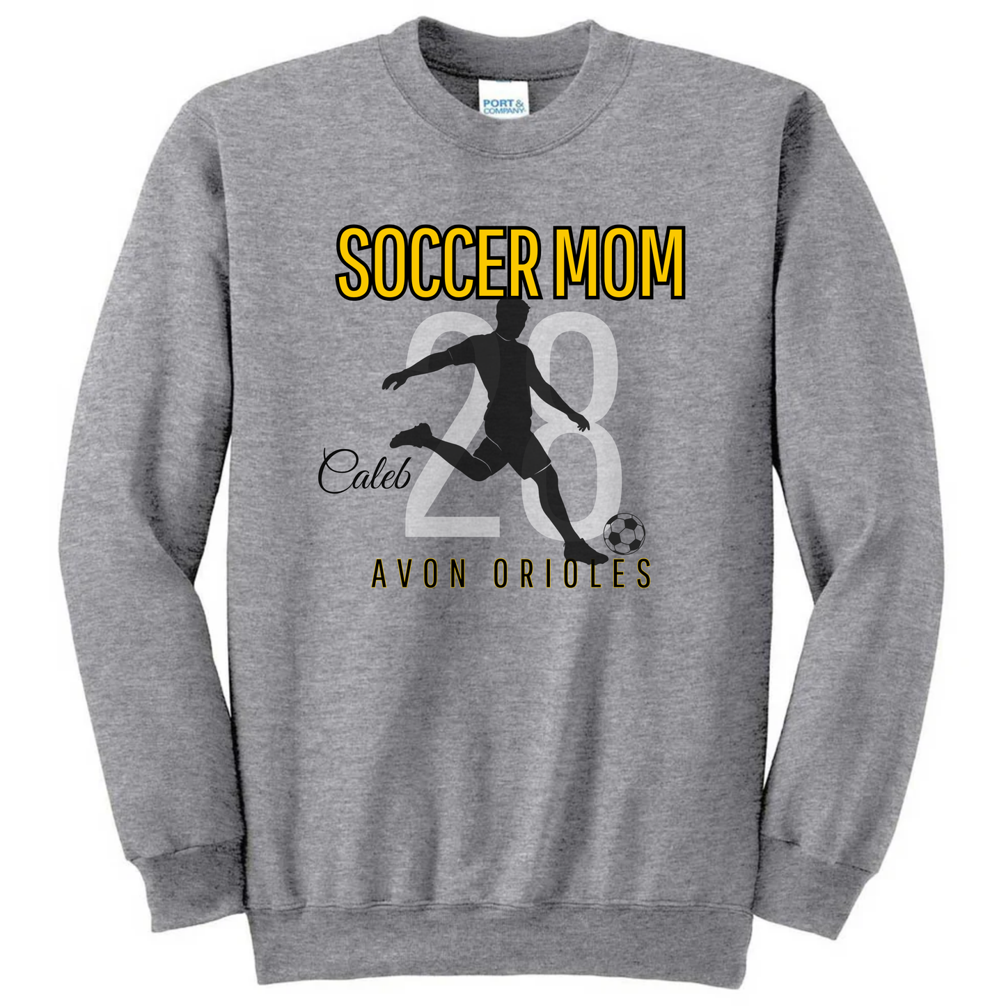 Avon Soccer Mom Crew: PERSONALIZED