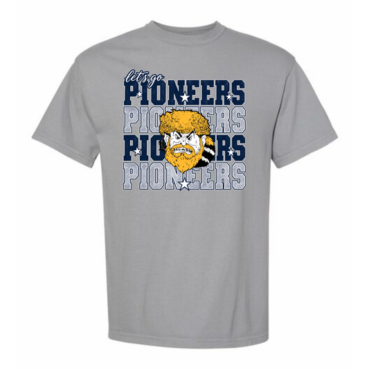 Let's Go Pioneers Adult Tee