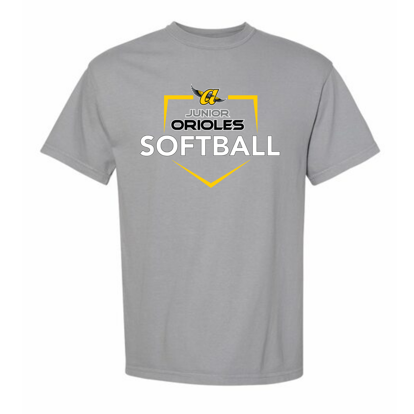 Homerun JO Softball Adult Drifit Tee (Gray)