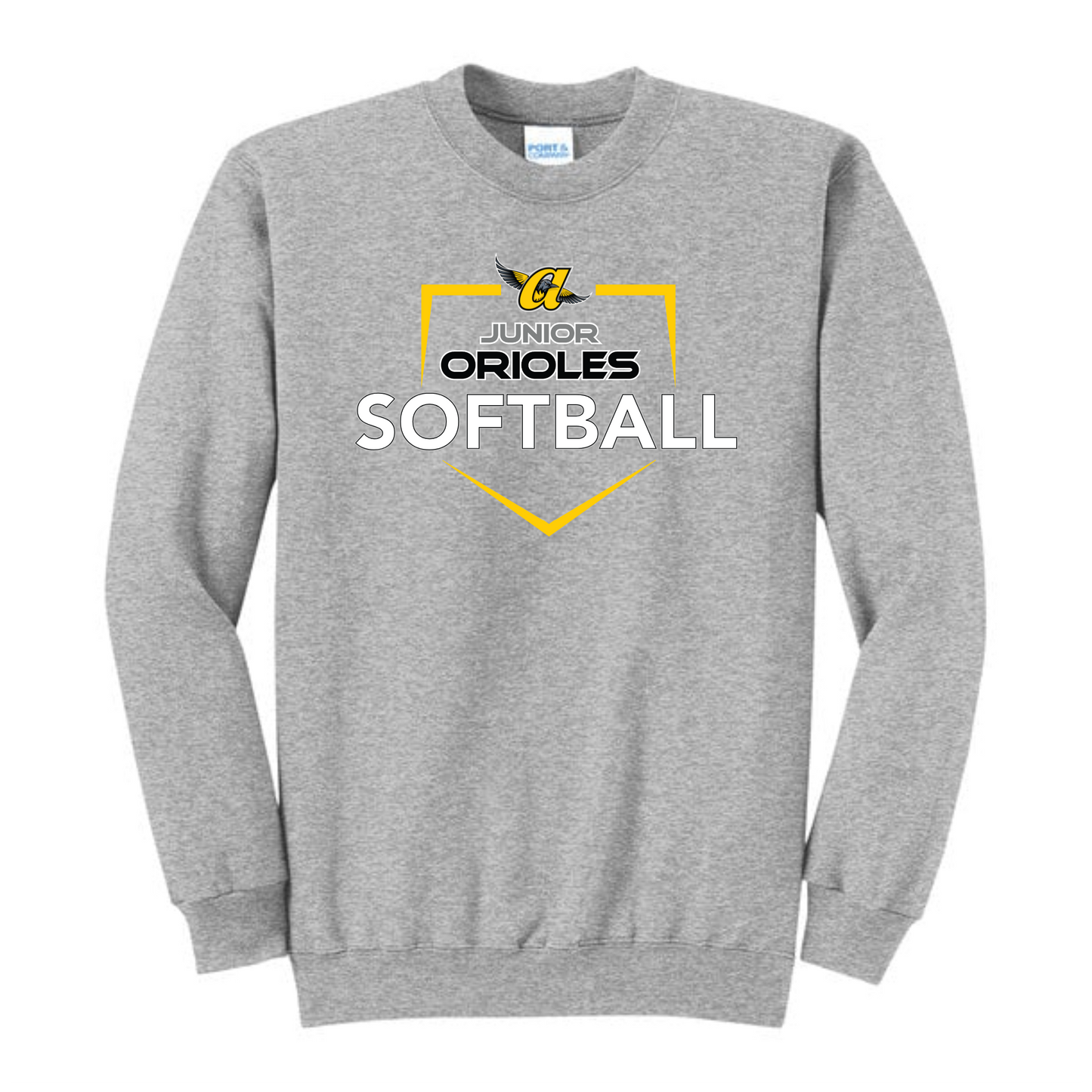 Homerun JO Softball Crew (Gray)