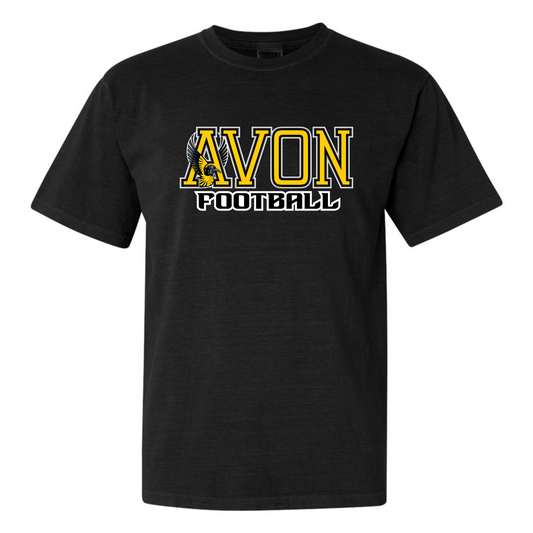 Avon Football Wide Logo Adult Tee