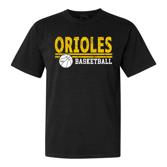 Orioles Hoops Adult Tee