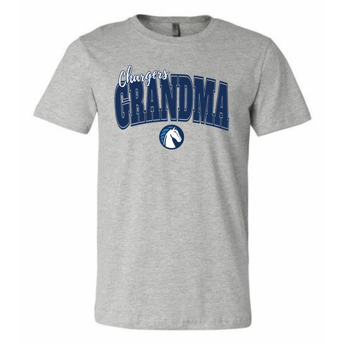 Chargers Varsity Grandma Adult Tee