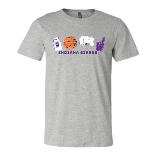 Indiana Sirens Cheer Adult Tee
