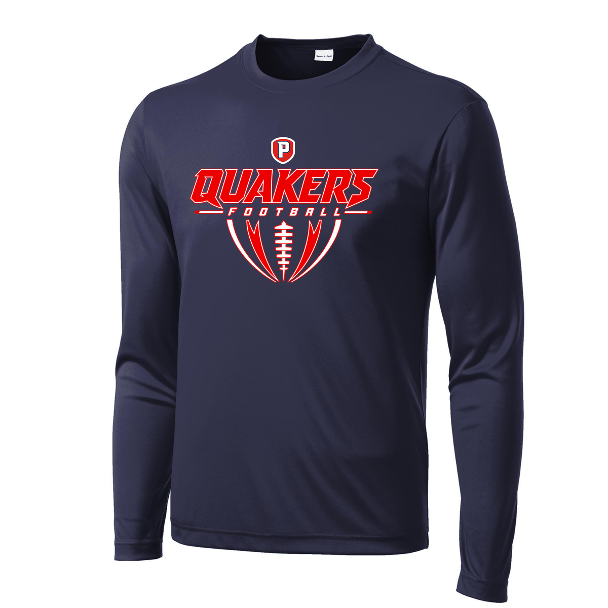 Plainfield Touchdown Long Sleeve Adult Tee
