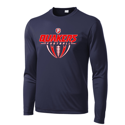 Plainfield Touchdown Long Sleeve Adult Tee