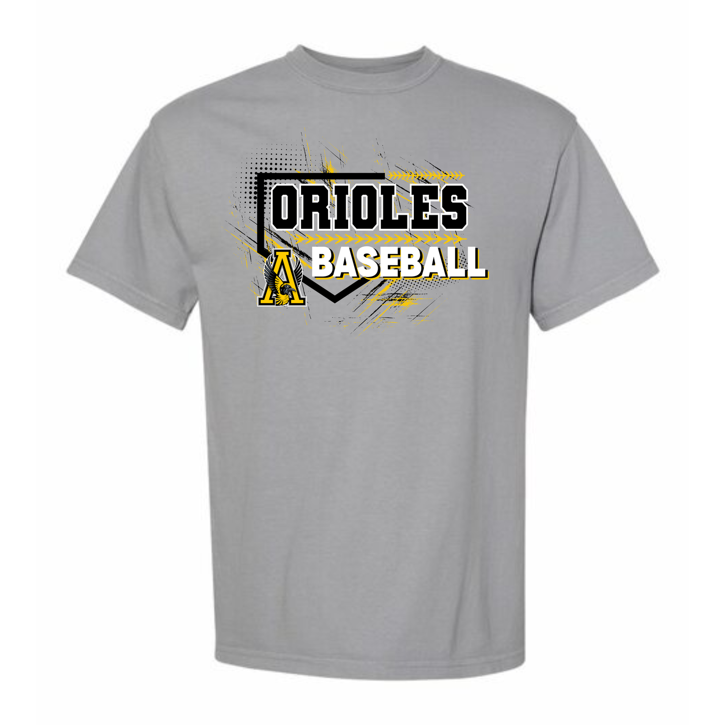 Avon Baseball Graffiti Adult Tee