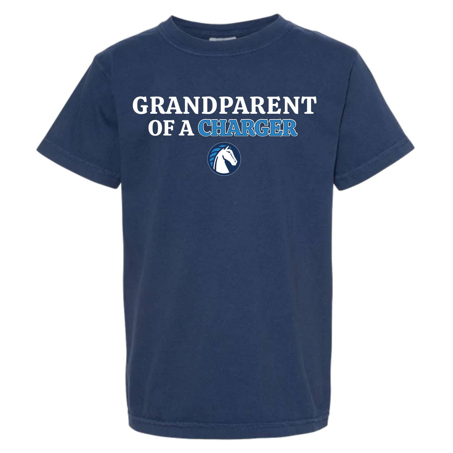 Grandparent of a Charger Adult Tee