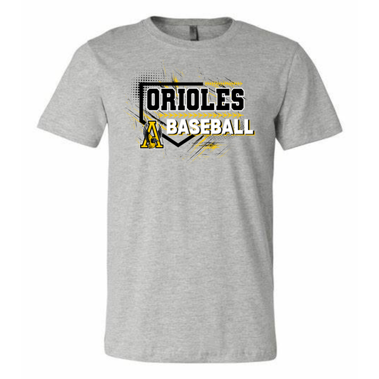 Avon Baseball Graffiti Adult Tee