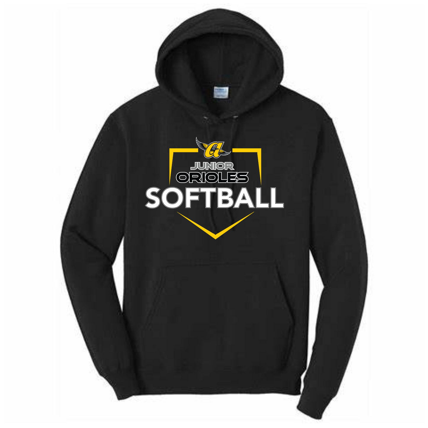 Homerun JO Softball Hoodie (Black)