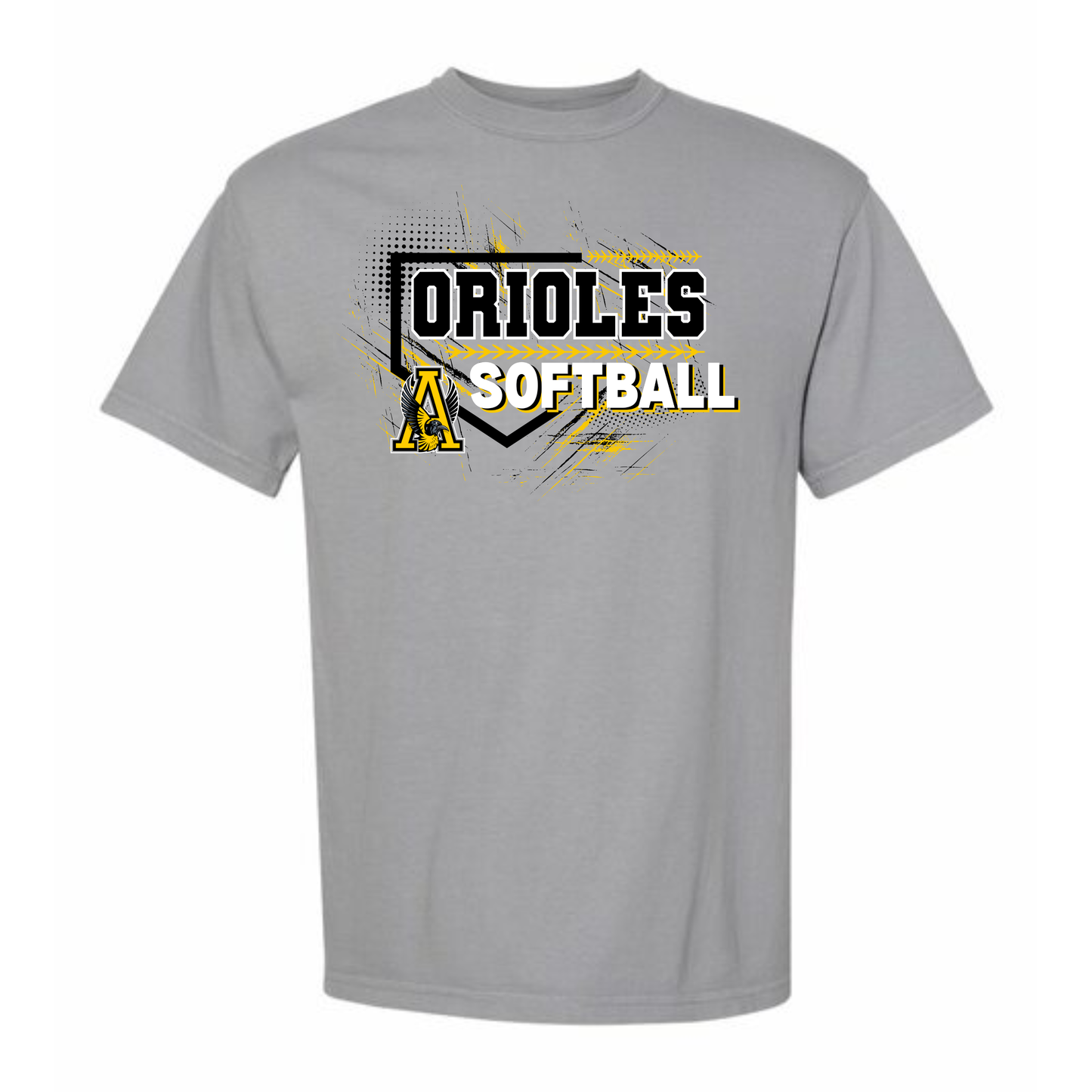 Avon Softball Graffiti Adult Tee