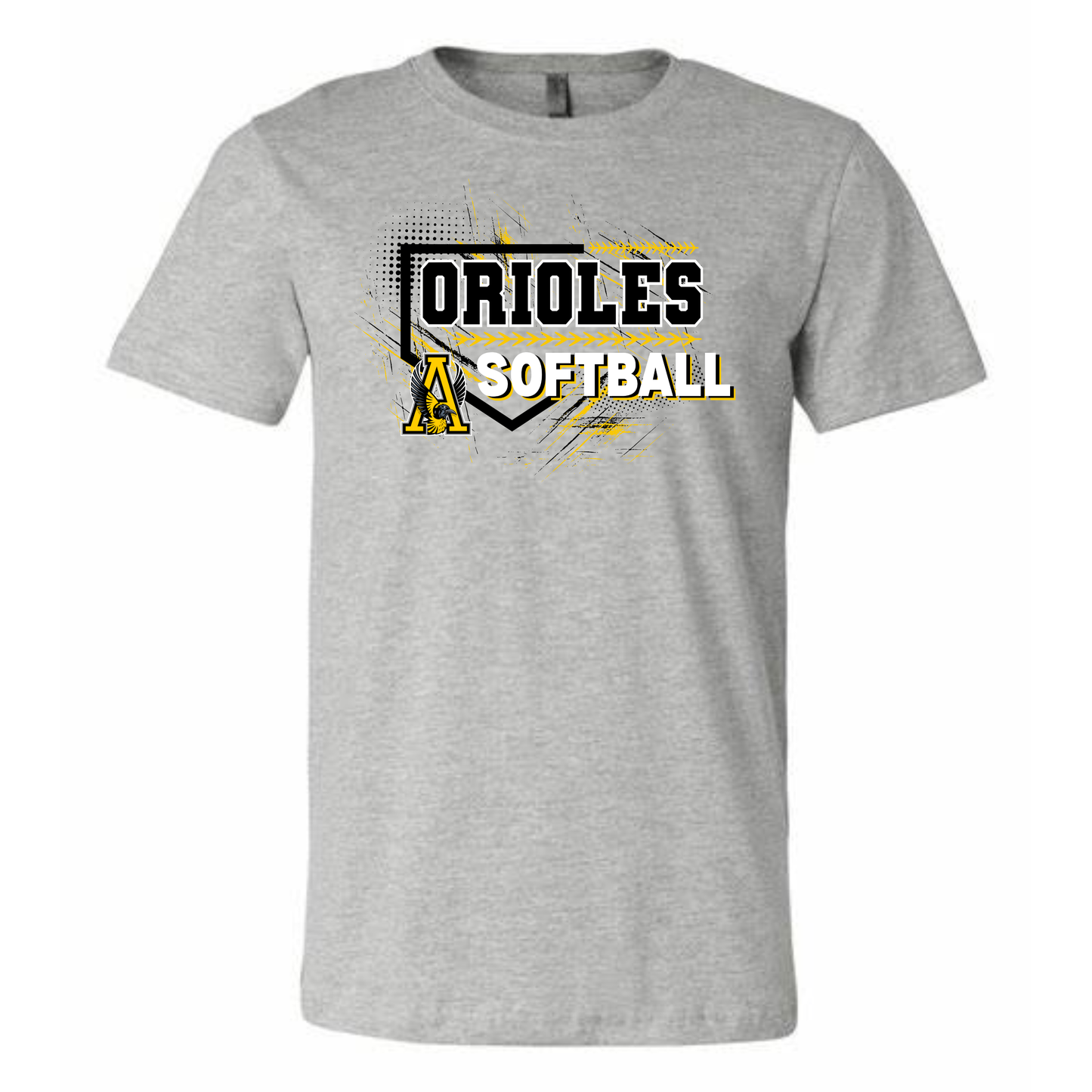 Avon Softball Graffiti Adult Tee