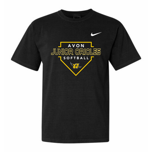 Homeplate JO Softball Adult Drifit Tee (Black)