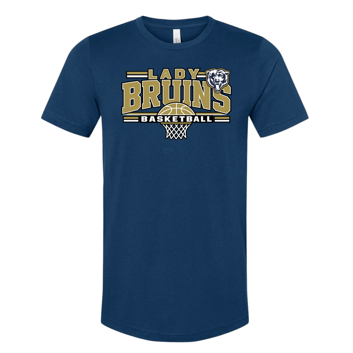 Lady Bruins Basketball Adult Tee