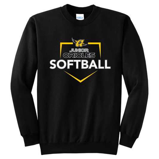 Homerun JO Softball Crew (Black)